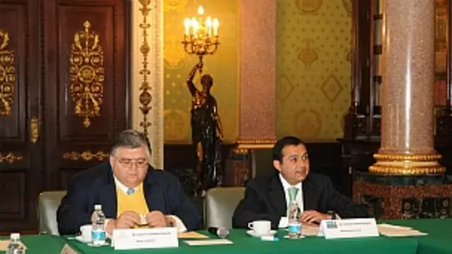 Agustín Carstens y Ernesto Cordero, México