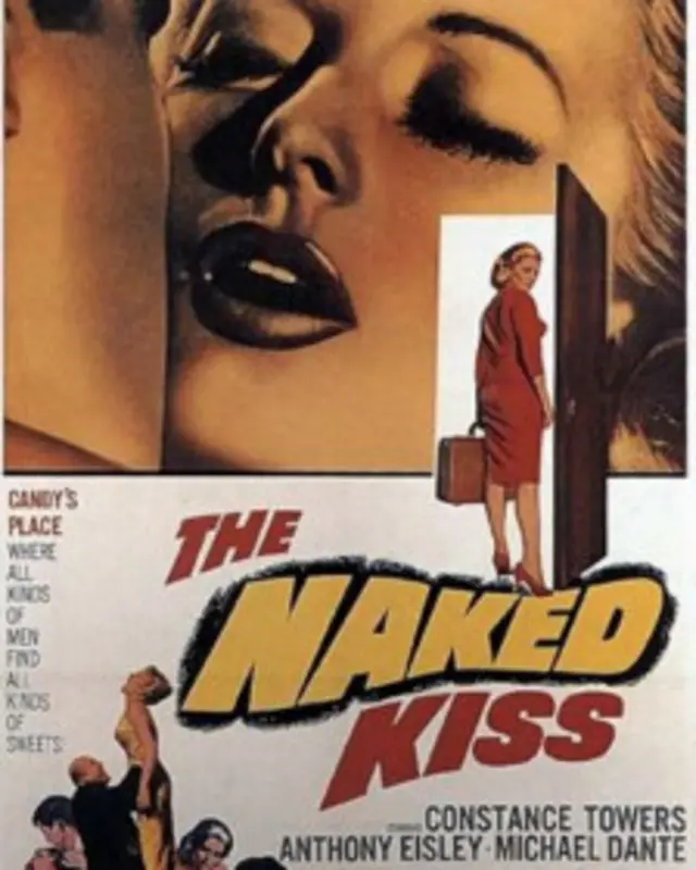 بوسه عریان (۱۹۶۴)، داستان زن خودفروشی است که به عنوان پرستار وارد شهر کوچکی می شد 