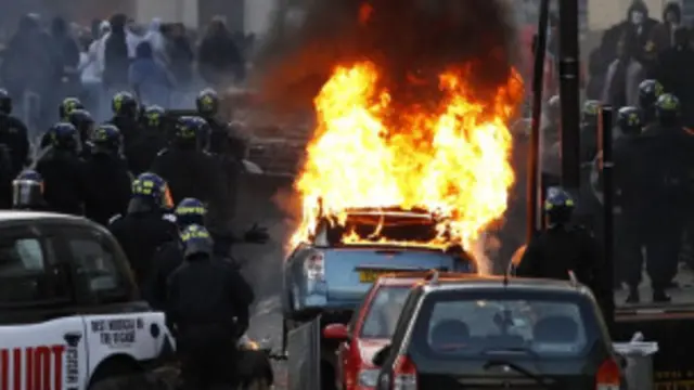 Disturbios en Inglaterra