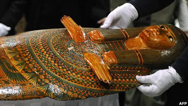 "La momia de la mala suerte", del Museo Británico