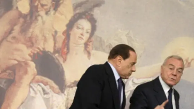 Pemeritahan Perdana Menteri Berlusconi berusaha menyeimbangkan anggaran