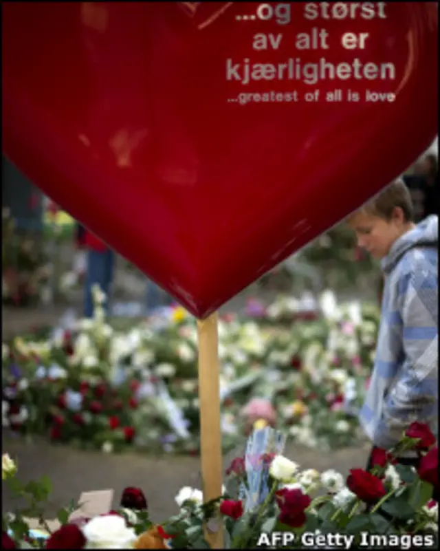 Норвегія досі оплакує вбитих