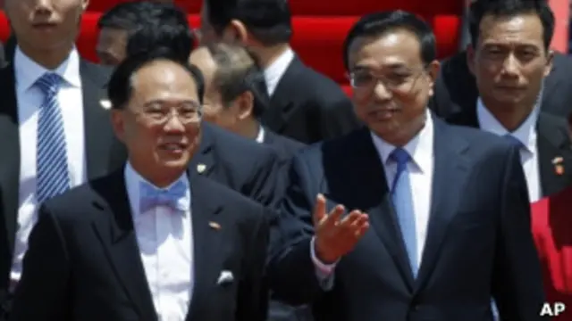 李克強和曾蔭權