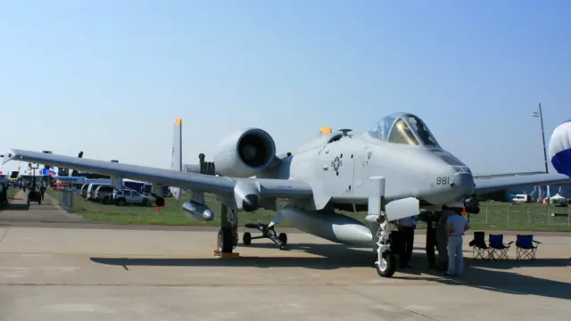 Штурмовик ВВС США A10 на МАКСе