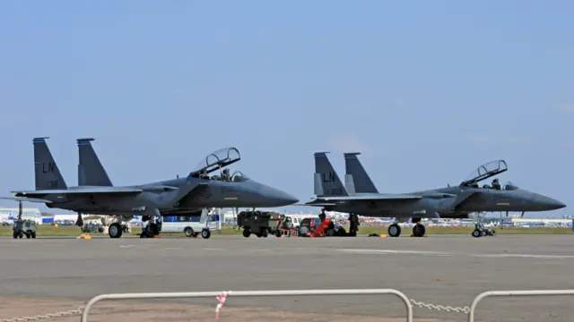 Истребители ВВС США на МАКСе