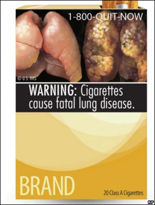 Пачка сигарет с объявлением о вреде курения