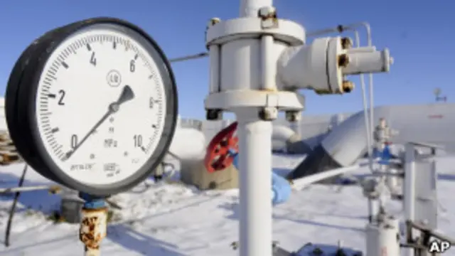 Газопровод вблизи поселка Боярка на Украине