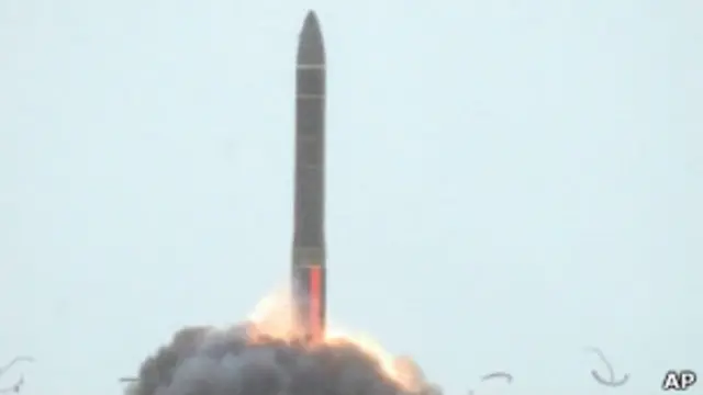 Запуск ракеты РС-24 "Ярс"