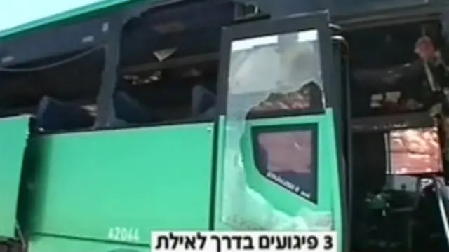 以色列電視播出遇襲的巴士畫面