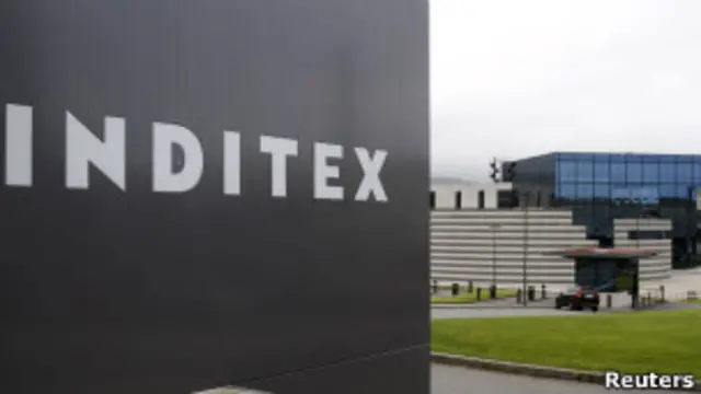 Sede central de Inditex en Galicia, España