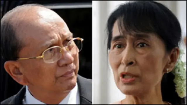 Presiden Thein Sein dan Aung San Suu Kyi