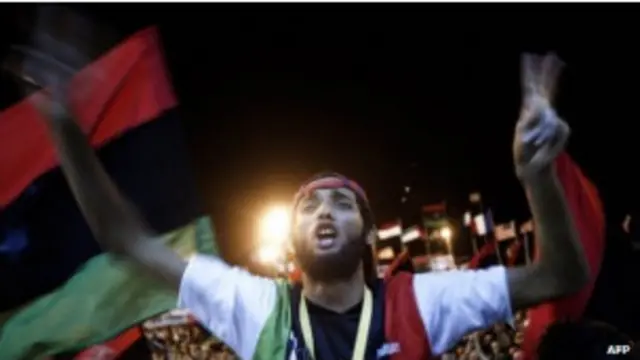 Pendukung pemberontak di Tripoli