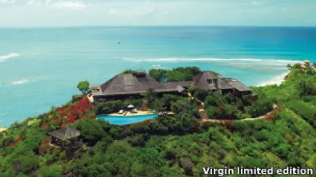 Вилла сэра Ричарда Брэнсона