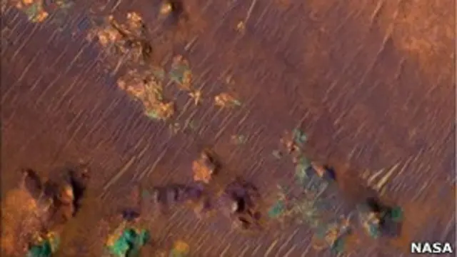 Imagem de aparente sinal de vida em Marte