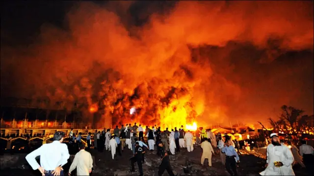 20 ستمبر 2008 کو اسلام آباد میں واقع میریئٹ ہوٹل پر خودکش حملہ کیا گیا۔ اس حملے میں درجنوں افراد ہلاک ہوئے۔