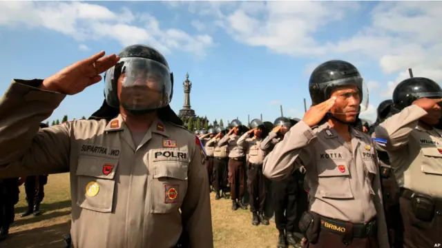 Persiapan polisi untuk pengamanan lebara
