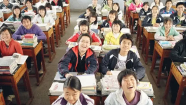 中国学生课业繁重