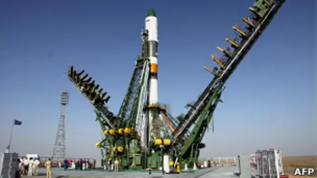 Старт корабля "Прогресс"