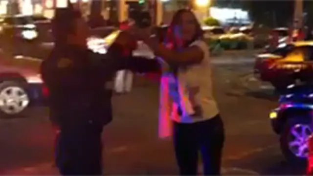 Incidente en Polanco (Foto extraída del video de YouTube)
