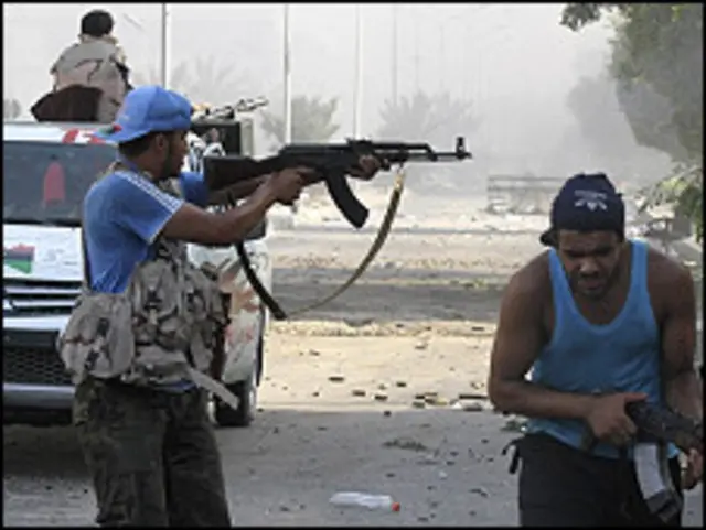 گزشتہ دو روز سے لڑائی کا مرکز ابو سلیم کا علاقے ہے