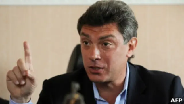 Борис Немцов, российский оппозиционный политик 