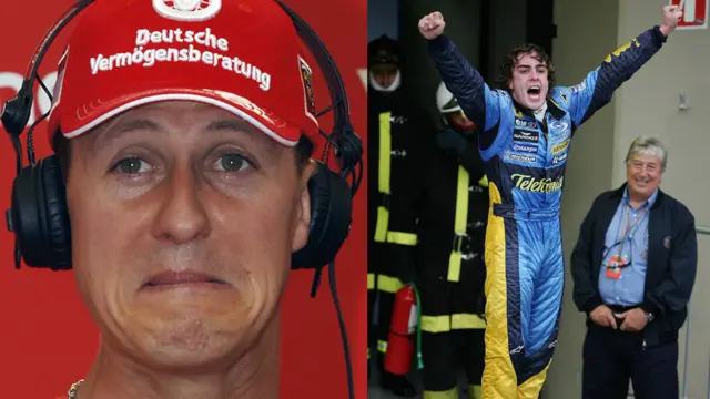 Michael Schumacher y Fernando Alonso