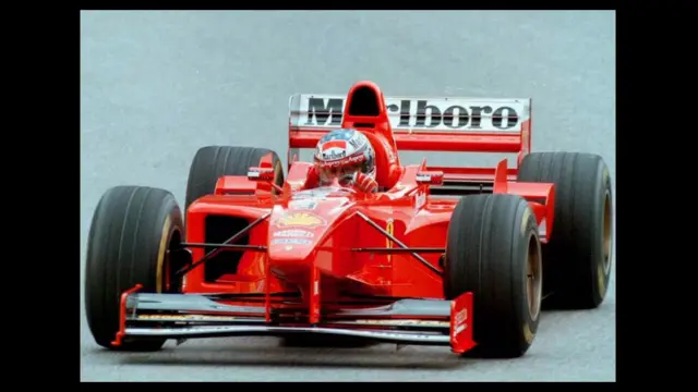 Schumacher en su automóvil