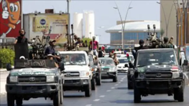 Pasukan pemberontak di Tripoli 