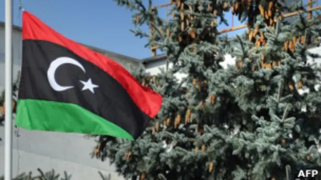 Bendera Libia yang baru