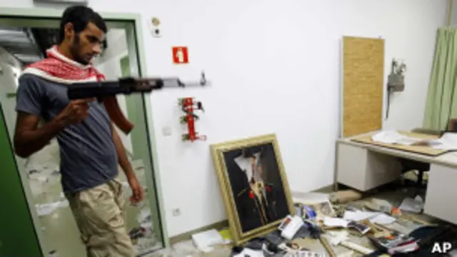 Libyan Rebel with Kalashnikov