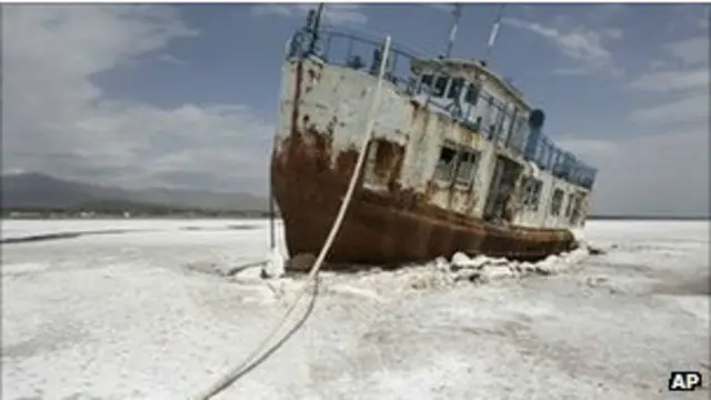 Озеро Урмия на западе Ирана