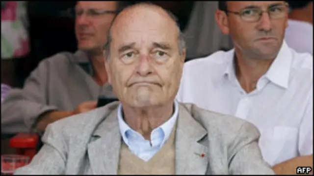 Jacques Chirac ari i Saint Tropez ku itariki ya 14/08/2011