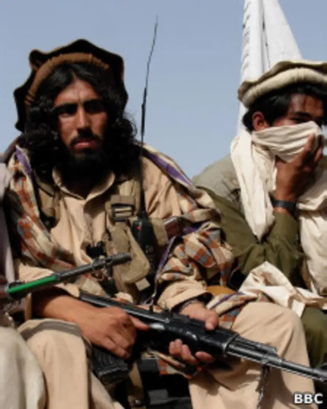 Боевики движения "Талибан" в Пакистане