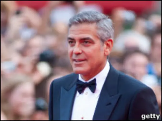 克鲁尼在威尼斯电影节