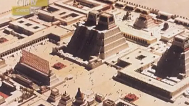 Fotograma de la serie mexicana "La Conquista" 