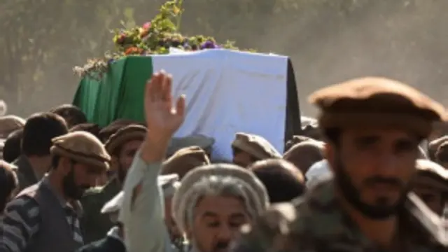 خاکسپاری احمدشاه مسعود