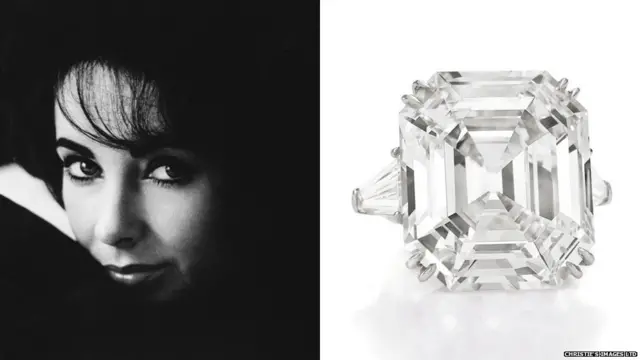 En fotos las joyas de Elizabeth Taylor al mejor postor BBC News Mundo