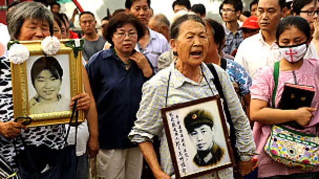 Protesta por derechos humanos
