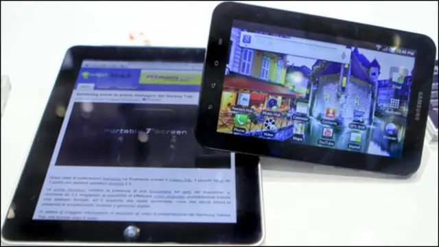 iPad dan Galaxy Tab