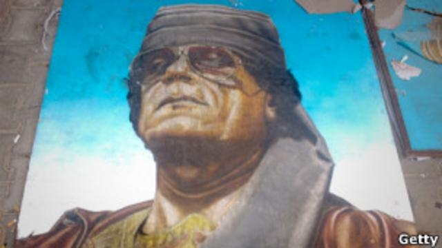 Портрет Муаммара Каддафи