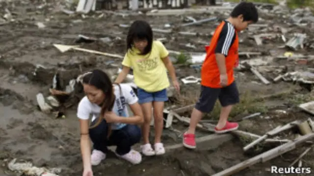 Dampak tusnami di Jepang 