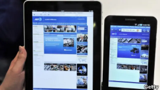 Планшетники компаний Apple и Samsung