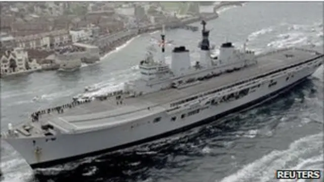 英國海軍皇家方舟號航母