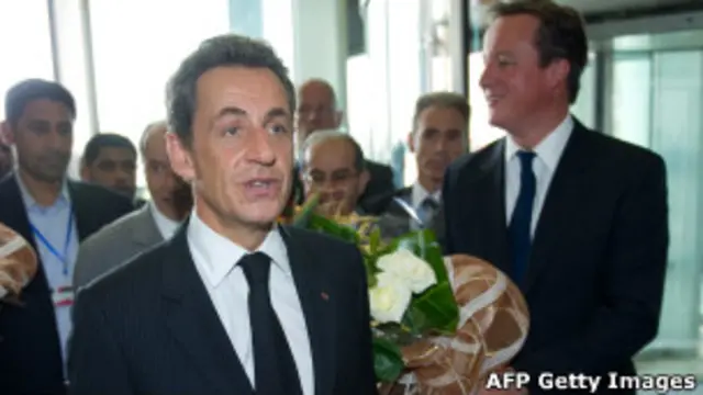PM Cameron dan Presiden Sarkozy
