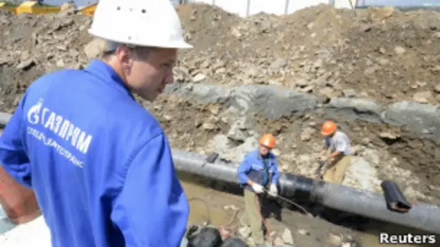 Строительство газопровода