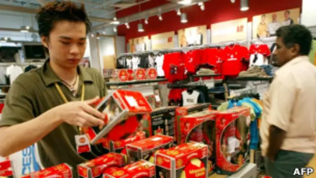 Toko Manchester United di Cina