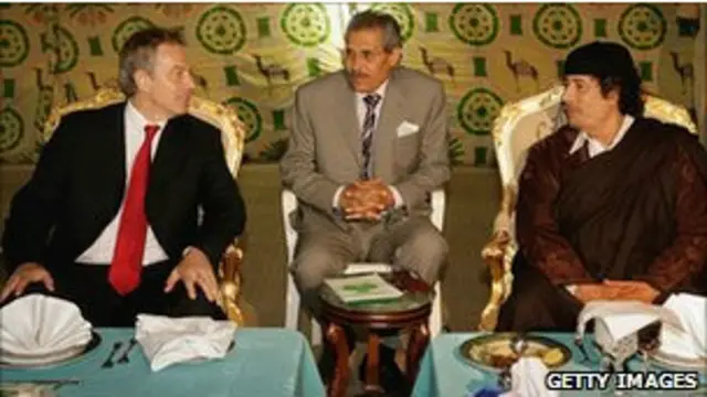 Каддафи и Блэр