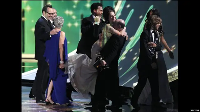 Группа актёров из сериала "Безумцы"