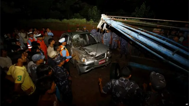 دمار في نيبال