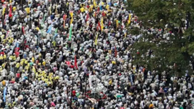 Protes menentang program nuklir di Jepang 